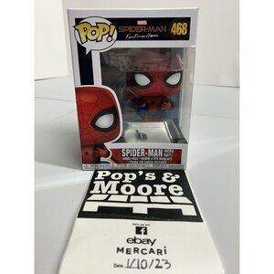 Funko Pop! Spider-Man Far From Home:Spider-Man Hero Suit 468 Figure W/Protector